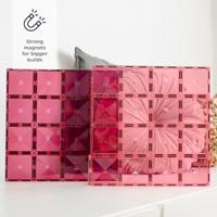 Connetix Base Plate Pastel Roze/Rood 2 stuks - thumbnail