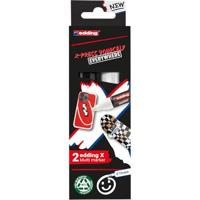 Edding multimarker 6900 X, zwart/wit, set van 2 stuks - thumbnail