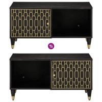 Salontafel 80x50x40 cm massief mangohout - thumbnail