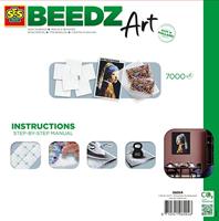 SES Creative Beedz Art Strijkkralen Meisje met de Parel 45.5x30 cm 7000 Stuks - thumbnail