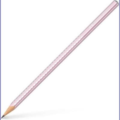 Faber Castell Potlood Grip sparkle - rose metallic