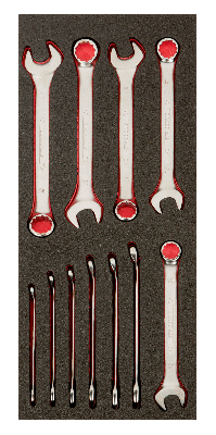 Bahco Foaminlay Fit&Go 1/3 met sleutels - 11-delig - retailverpakking - FF1E3009EH