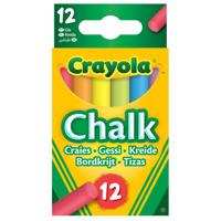 Crayola bordkrijt kleur, 12st. - thumbnail