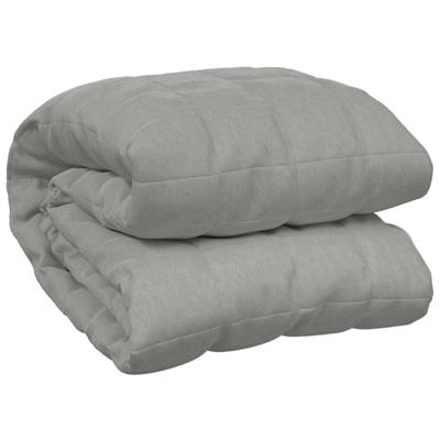 Verzwaringsdeken 152x203 cm 7 kg stof grijs Verzwaringsdeken 152x203 cm 7 kg stof grijs