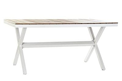 Eettafel DKD Home Decor Hars Aluminium 160 x 90 x 75 cm