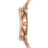 Fossil Heren Tailor Rose-Goud roestvrij staal multifunctioneel horloge ES4264 - thumbnail