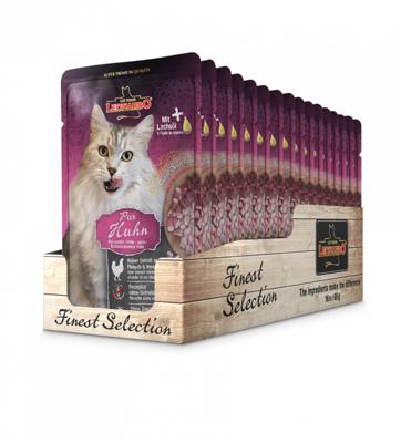 Leonardo, de beste selectie in meer dan 85 g, nat, rundvee voor katten