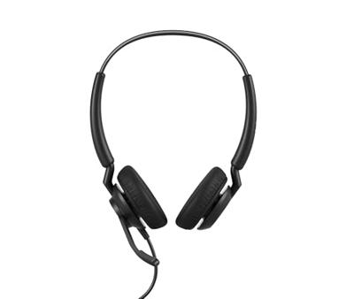 Jabra Engage 40 Inline Link - USB-A/USB-C - snoergebonden dubbele headset gecertificeerd voor Microsoft Teams