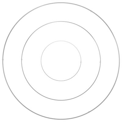 Tuin Bloempot Wit 90 x 90 x 20 cm Staal