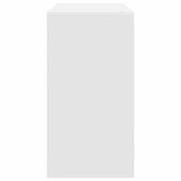 Bureau Wit 100 x 40 x 76 cm Bewerkt hout - thumbnail
