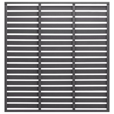 Schuttingpaneel 180x180 cm HKC grijs