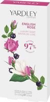Yardley London english rose zeep 3x100gr. - thumbnail