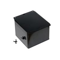 Hammond Electronics 1591VF2BK Universele behuizing 120 x 120 x 94 ABS Zwart 1 stuk(s) - thumbnail