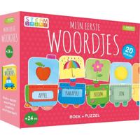 Rebo Publishers Boek en puzzel - mijn eerste woordjes - thumbnail