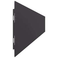 Gazonranden 50 st 10x103 cm koudgewalst staal zwart - thumbnail