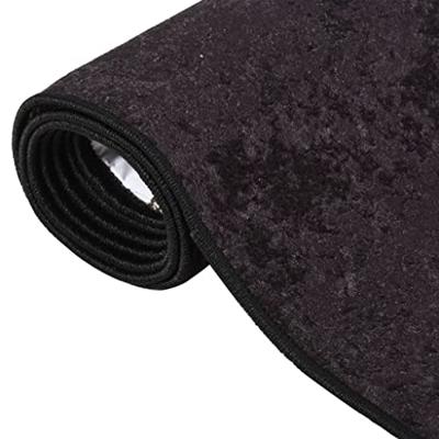 Vloerkleed wasbaar anti-slip 80x300 cm antracietkleurig - thumbnail
