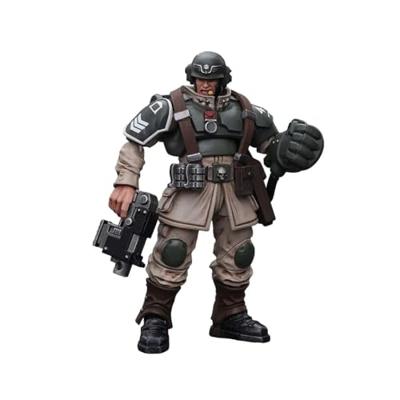 Warhammer 40k Action Figure 1/18 Astra Militarum Cadian Command Squad Veteran Sergeant with Power Fist 12 cm - thumbnail