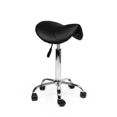 Zadelkruk office medium harde wielen zw