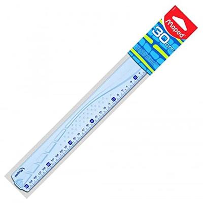 Maped lat Geometric 30 cm, transparant
