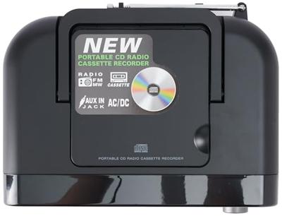 Muse Retro cassetterecorder met opnamefunctie, werkt op batterijen mogelijk