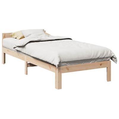 Bedframe zonder matras massief grenenhout 90x200 cm