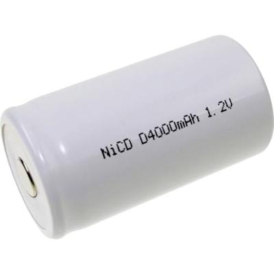 Mexcel D-D4000H Spezial-rechargeable battery Mono (D) hochtemperaturfähig, Flat-Top NiCd 1.2V 4000 mAh