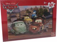 King legpuzzel Disney Cars junior karton 24 stukjes - thumbnail