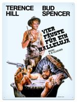 Bud Spencer & Terence Hill Tin Sign Vier Fäuste für ein Halleluja 30 x 40 cm - thumbnail