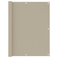 VidaXL Balkonscherm 120x300 cm oxford stof beige - thumbnail