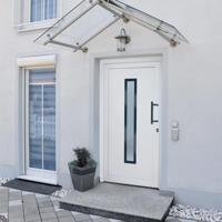 Voordeur 88x200 cm PVC wit - thumbnail
