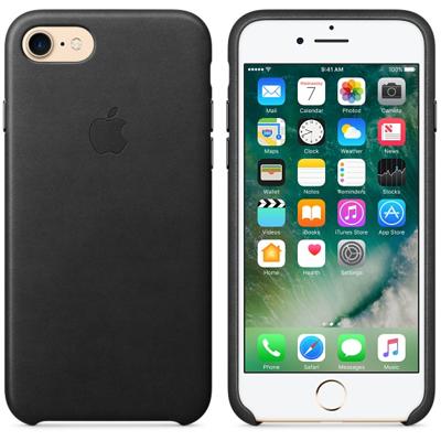 Apple leather case iPhone 7 / 8 / SE 2020 / 2022 black