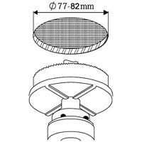 Eglo InbouwspotAreitio Round set van 3 metaalgrijs - 98639 - thumbnail