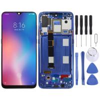 LCD-scherm en digitizer volledige montage met frame voor Xiaomi mi 9 (blauw) - thumbnail