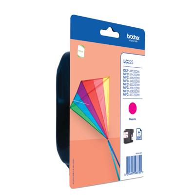 Brother inktcartridge, 600 pagina&apos;s, OEM LC-223M, magenta