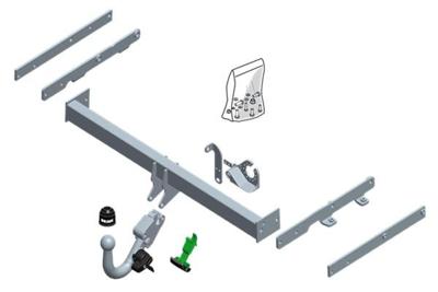 Afneembare trekhaak 587600 Afneembare trekhaak 587600