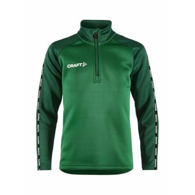 Craft 1912733 Squad 2.0 Half Zip Jr - Team Green/Ivy - 158/164