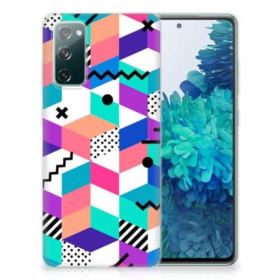 Samsung Galaxy S20 FE | TPU Hoesje | Blokken Kleurrijk