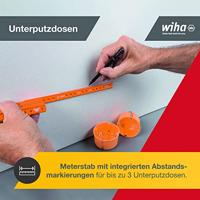 Wiha Elektriker Gliedermaßstab Longlife® 42068 Duimstok 2 m Kunststof - thumbnail
