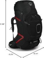 Osprey Aether Plus 85 Backpack Heren Black L/XL - thumbnail