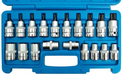 SW STAHL Sw-stahl dopsleutel set profi-torx inserts 16-part