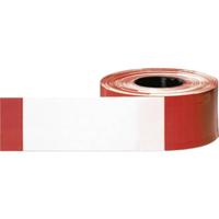 afzetband rood/wit 500lg 80br - thumbnail