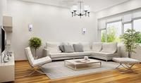 Klassieke kroonluchter hanglamp plafondlamp Activejet MIRA chroom 5xE27 voor woonkamer - thumbnail