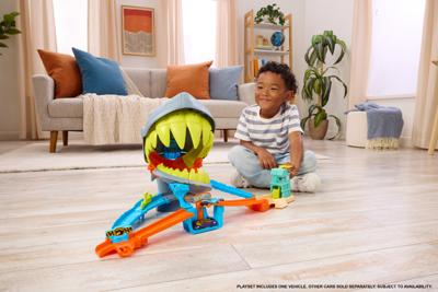 Hot Wheels City Shark Chomp Beach racebaan