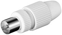 Coax Quick-stekker met klembevestiging Kabeldiameter: 9.50 mm Goobay - thumbnail