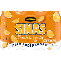 Jumbo Sinas Zero Blik 6 x 330 ml - thumbnail