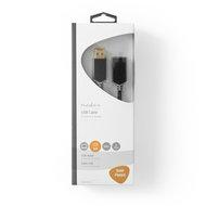 Nedis USB-Kabel | USB-A Male | USB-A Female | 5 Gbps | 2 m | 1 stuks - CCBW61010AT20 CCBW61010AT20 - thumbnail