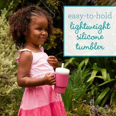 Mijn eerste siliconen cup - INFANTINO - 255 ml - Bubblegum