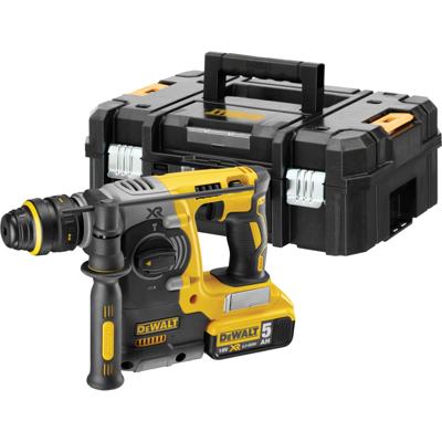 DeWALT DCH274P2T Accu combihamer SDS-Plus 2,1J + snelwisselboorkop 18V XR 5.0Ah in TSTAK