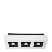 Lucide XIRAX - Plafondspot - LED Dim to warm - GU10 - 3x5W 2200K/3000K - Wit - thumbnail