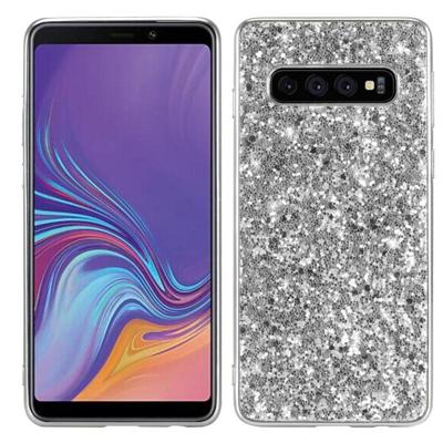 Glitter poeder schokbestendig TPU Case voor Galaxy S10 5G (zilver) Glitter poeder schokbestendig TPU Case voor Galaxy S10 5G (zilver)
